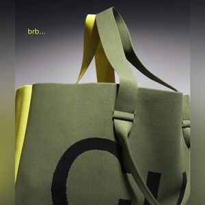 Curves Two Tone Olive/Lemongrass Bag